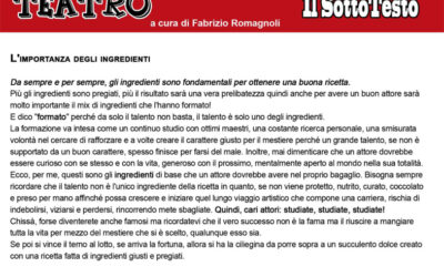 12 Articoli di Fabrizio Romagnoli su Teatro, Musica, Arte, Cinema