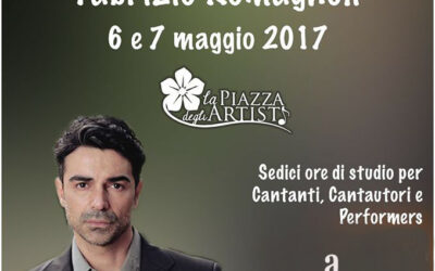 Workshop di interpretazione canora di Fabrizio Romagnoli il 6 e 7 maggio 2017 a RAGUSA con La Piazza degli Artisti