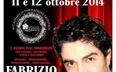 Workshop di recitazione e interpretazione canora l’11 e il 12 ottobre 2014 a Palermo