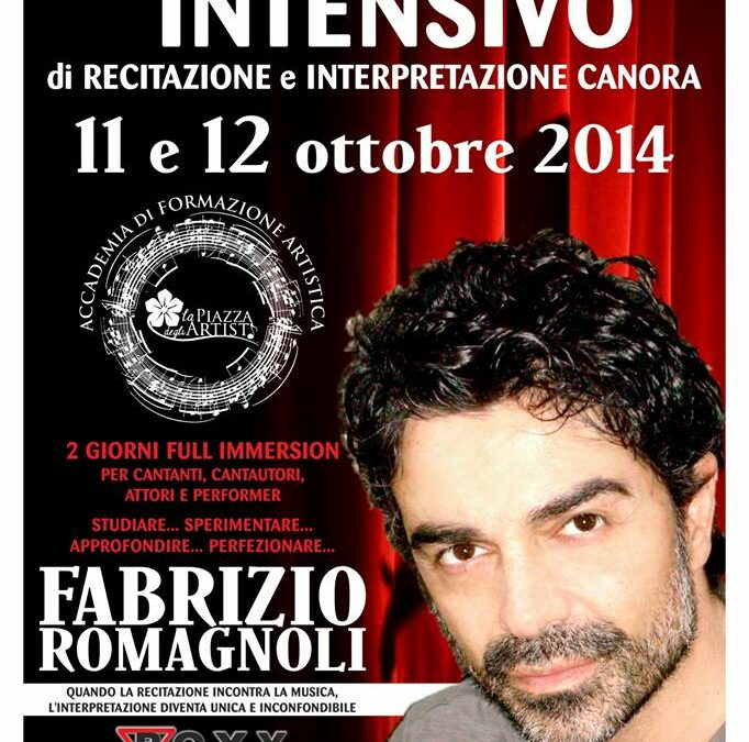 Workshop di recitazione e interpretazione canora l’11 e il 12 ottobre 2014 a Palermo